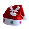 Decorações de Natal Chapéu para Crianças Adt Presentes Dos Desenhos Animados Applique Santa Deer Snow Designs Chapéus Suprimentos de Férias Drop Delivery Home Garden Dhktv