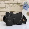 Bolsa de ombro de náilon para mulheres sacos de designer de luxo tote mulher moda crossbody bolsas mensageiro hobo bolsa wallets195n