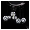 Diamants en vrac grande taille de haute qualité très excellente coupe ronde 8,5-10 mm diamant moissanite grand feu pour la fabrication de bijoux 1pcs A Dhgarden Dh3Fd