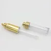 8 ml bricolage lèvres vides brillant bouteille conteneurs maquillage outil cosmétique couronne d'or en plastique LipGloss Tubes Mfiii