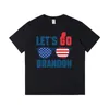 メンズTシャツLet's Go Go Brandon 230GSM Thick Cotton TシャツMen Men Tシャツ夏のカジュアルショートスリーブTシャツ高品質シャツメンズトップ