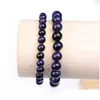 Piedras preciosas sueltas Joyería para hombres Cuentas de bricolaje para hacer pulseras Redondas 4 mm 6 mm 8 mm 10 mm 12 mm 14 mm 16 mm Piedra natural Obsidiana 5 Str Dhgarden Dhrsg