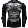 Men's T-Shirts Cody Lundin Fashion Animal Digita Print Workout T Shirts Long Sleeve Men Running Fitness Rash Guard Male Boxing MMA bjj T-Shirts 230912