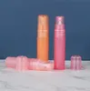 Bouteille de parfum en plastique givré, atomiseur de parfum, 3ml, 5ml, 8ml, 10ml