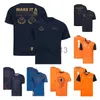 Andere Bekleidung 2023 Neuer F1-Teamanzug Herren Kurzarm-T-Shirt Rundhalssport Schnelltrocknender Rennanzug x0912