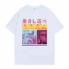 Camisetas para hombre, camisetas con gráficos estéticos de arte Kishibe para hombre y mujer, pantalón corto informal a la moda, camisetas de Manga Harajuku de Anime Chainsaw Man