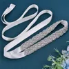 Cintura da sposa con strass Cintura per abito da sposa con diamanti con fascia da sposa in cristallo per accessori per abiti da sposa per abiti da damigella d'onore