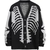 Autumn and winter sweater coat new jacquard Halloween knit cardigan woman