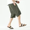 Pantaloncini da uomo Pantaloni sportivi corti da spiaggia casual per adolescenti a vita media con coulisse per le vacanze semplici