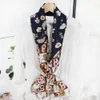 30% rabatt på koreansk version liten för New Round Dot Women's Professional Satin Double-Layer Handle Ribbon Scarf