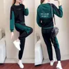 Hoodies voor dames Herfst 2023 Sportpakken Damesmode Casual broek Lange mouw Afslankende trui Koreaanse tweedelige sets Sportkleding pak