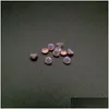 Diamantes sueltos 261 Buena calidad Resistencia a altas temperaturas Nano Gems Faceta Redonda 0.8-2.2 mm Ópalo medio Rojo Gemsto sintético Dhgarden Dhndm
