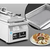 Mikro-dator stekning Dumpling Machine Gas Fried Cooker Crepe Pancake Fryer Pot Bulls Fried Pan Pot Sticker Machine