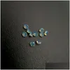 Loose Diamonds 251 Good Quality High Temperature Resistance Nano Gems Facet Round 0.8-2.2Mm Medium Opal Olive Green Syntheti Dhgarden Dhga1