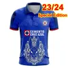 23 24 Cruz Azul Mens Soccer Jerseys Rodriguez Gutierrez Morales Escobar Vargas Guerrero Home Away Blue Special Edition Football Shirts