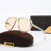 Lunettes de soleil des lunettes de soleil Tom Ford Lunettes de soleil Tom Lunes avec lunettes de soleil UV à la mode pour hommes transparents et femmes résistantes 8925