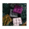 Cushion Decorative Pillow Square Pouf Tatami Cushion Floor Cushions Seat Pad Throw Japanese 42X42Cm Drop Delivery Home Garden Text197K