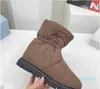 Dress Shoes Brand Boots designer design Autumn and Winter Waterproof Raincoat Cloth Warm Cotton Ground Boots Women's Couple's style