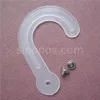 Hele grote plastic headerhaken 84 mm met klinknagels stof leer staal monster hoofdhanger gigantische hangende J-haak beveiligd displ295q