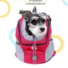 Pet Outdoor Carrier Backpack Back Dog Front Bag for Large Medium Small Dogs Double Counter Portable Protable Protable Carry Bag Y11272767