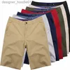 Kvinnor shorts mens shorts sommar casual shorts klassiska mens mode shorts bomull knä längd chinos sweatpants shorts stor storlek 44 masculina botten strand 230408 ​​l23