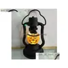 Autres fournitures de fête festives Décorations d'Halloween Bougies LED Tea Light Pumpk 220823 Z230814 Drop Delivery Home Garden Dhdkl