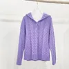 Women's Sweaters Chunky Cable Knit Winter Thick Luxury Cashmere Hoodies Sweater