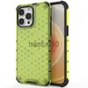 Capas de telefone celular para Apple iPhone 15 Capas de telefone celular iPhone14Pro Max Honeycomb Case Apple XR Creative Transparent Color Fall Protection Case X0912