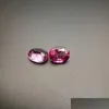 Lösa ädelstenar kryssbräda klippt av high-end 100% semi-ädelsten 9x7mm oval rosa topas ädelsten för smycken som gör 10 st/parti dhgarden dhdlv