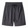 Mäns shorts stor storlek 7xl Summer kamouflage män elastisk midja is silk snabb torr lös blixtlåsficka överdimensionerad tunn avslappnad sport kort