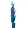 venda de fábrica cinco noites no Freddy's FNAF Toy Creepy Blue Bunny mascot Costume Suit Halloween Christmas Birthday DressParty Ad Dress