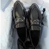 Chocolate Loafer – Damen-Slipper aus glänzendem Leder für Damen in Schwarz und Weiß aus gebürstetem Leder – Damen-Sneaker 76LL#