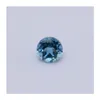 Pierres précieuses en vrac Topaze bleue de Londres Oeil clair Bonnes tailles de coupe brillantes 2 mm-5 mm rondes 100 % naturelles pour la fabrication de bijoux 20 pièces/lot Dhgarden Dh1Ff