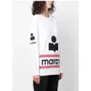 23 Nouveau sweat-shirt de créateur Isabels Marants Sweat à capuche classique Lettre chaude Casual Coupe ample Longueur moyenne Chemise inférieure Femme Pull à manches longues