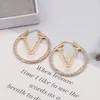 Boucles d'oreilles numériques Vintage de luxe pour femmes, marque de styliste, 2023