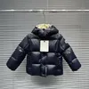 Manteau à capuche pour bébé, manteau en duvet d'oie pour fille et garçon, remplissage, marque de luxe, vêtements d'extérieur chauds d'hiver, 100%