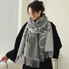 scarf Women's Air Conditioned Room Winter Luxury New Style Cashmere Fashion Versatile Shawl Overlay Dual Purpose Scarf