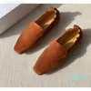 Toteme Designer Shoes Soitores Sapatos Mulheres dobráveis O Curso de Viagem Tamanho Perfeito de Camurça 35-40