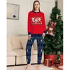 Femmes Sleep Lounge Famille Correspondant Tenues Noël Famille Correspondant Pyjamas Adultes Père Mère Enfants Vêtements De Noël Maman Et Fille Fils Vêtements De Nuit Pyjamas Bébé Gi