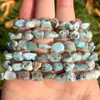 Loose Gemstones Natural Stone Beads 8-10mm Irregular Larimar For Jewelry Making Bracelet Necklace 15inches