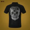 PP Men's T-shirt Summer Phillip Plain Short Sleeve Men Polo shirt Round Neck shirt tee Skulls Dollar Brown bear Print Tops Streetwear M-xxxL 004#