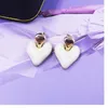 Stud Earrings Retro Fashion Love Drops Of Glaze Enamel Ear Clip Bohemian
