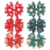 Accessoires de cheveux de noël pour filles, pince à nœud papillon pour enfants, bandeau à fleurs, couvre-chef Boutique, diadèmes, livraison directe