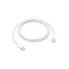 Kabel USB-C do USB-C 1m-3 stóp tkaninowy materiał Cord Cord Type C Connector ABS Kabel Szybkie ładowanie dla iPhone'a 15 Pro Max iPad Samsung Huawei CellPhone