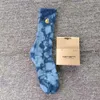 Serviette pour hommes chaussettes mode marque nord-américaine Karhart Gold Standard broderie cravate teint tube haut marée bas pour femmes épaissi sport basket-ball