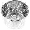 Double Boilers Stainless Steel Filter Barrel Multipurpose Crawfish Pot Leaky Turkey Fryer Basket