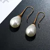 Dangle Earrings Fashion Women Elegant Drop Hanging Pendants Imitation Pearl Wedding Gold Teardrop Earring Jewelry Accesories