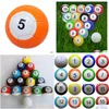 Party Favor 3/7 pouces Ballon de football gonflable Snook 16 pièces Billard Snooker Football pour Snookball Jeu de plein air Cadeau Dh9470 Drop Deli Dhlm5