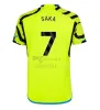 ODEGAARD HAVERTZ RICE SMITH ROWE G.JESUS SAKA soccer jersey SALIBA 23 24 Fans Player version 2023 2024 football kits shirt Men Kids boys sets youth tops