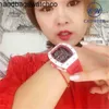 RicharMilles Watch Mechanical Movement Watch Rubber Strap Ceramic Dial Waterproof CW white ceramic net red same machine rm055